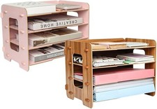 Exerz Desk Tidy Multi Functional Organizer File A4 Paper Folder Tray Holder Rack