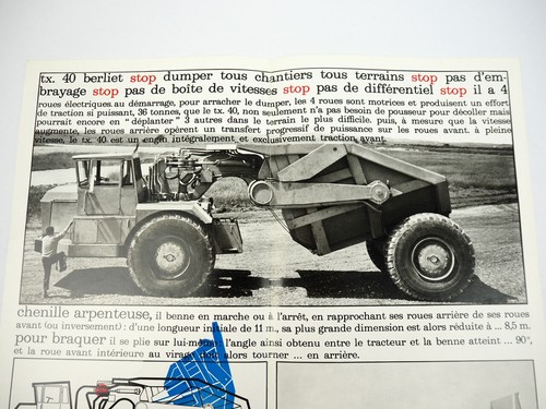 Berliet tx40 dumper tipper - dumper,