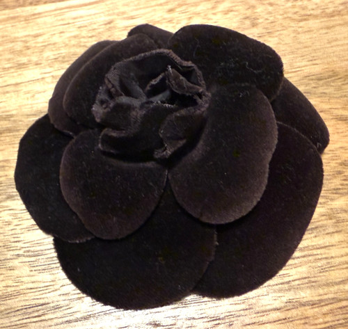 Authentic chanel brown velvet - chanel,