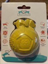 Dog toy with treat dispenser 