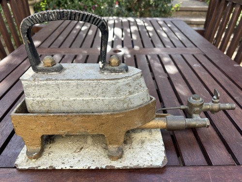 Gas powered iron vintage - gas,