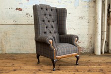 Handmade tan brown - brown, tweed