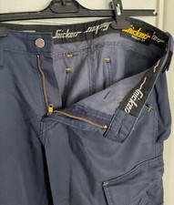 SNICKERS KNEE PAD WORK TROUSERS. NAVY