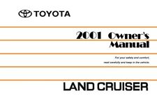 2001 Toyota Land Cruiser Owners Manual User Guide