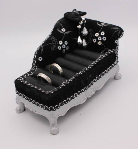 Rare vintage black - black, chaise