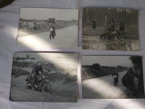 Vintage motorcycle photographs - vintage,