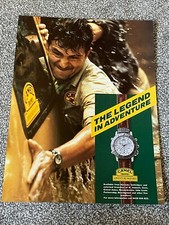 Rare Collectable 1994 Vintage Magazine Advert Art Picture CAMEL Trophy Watch Ad