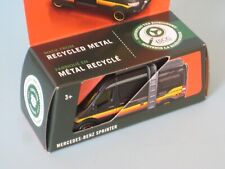 Matchbox Mercedes Benz Sprinter Van Black Toy Model Car 70mm USA Moving Parts