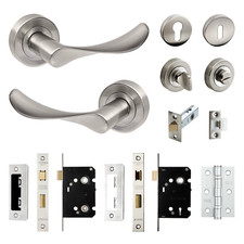 Brushed Chrome Internal Door