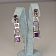 Carrick Amethyst Earrings