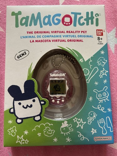 Pink glitter tamagotchi - glitter, gen