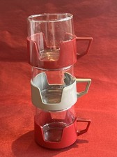 Vintage JAJ Pyrex Cup Set x3