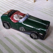 Biscuit Tin ~ Green Racing Car
