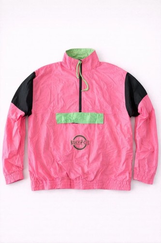 Vintage bleu ice windbreaker - bleu,