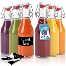 6 x HEFTMAN Glass Bottles