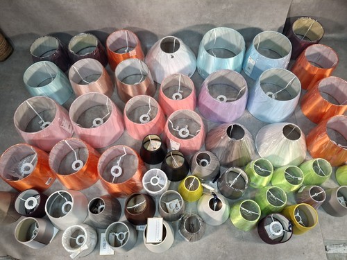 Lampshades job lot mixed - lampshades,