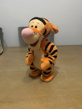 Vintage 1998 Disney Tigger Talking Bouncing Jumping 12” Plush Toy Doll Works