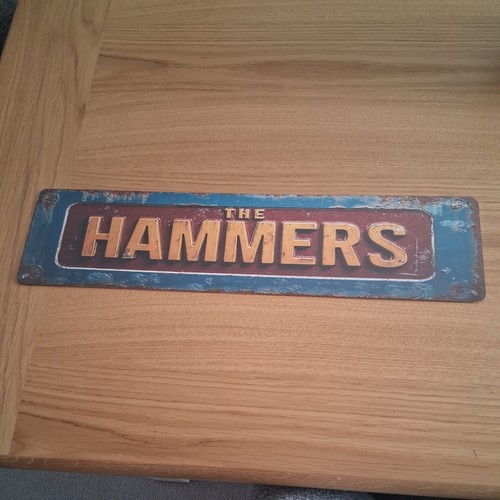 The hammers west ham - west, sign
