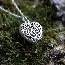 Celtic Heart Silver Locket 1903