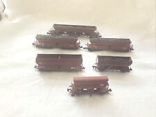 ROCO / FLEISCHMANN  ETC N GAUGE JOB LOT OF 6x VARIOUS CONTINENTAL HOPPER WAGONS
