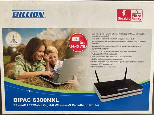 Billion bipac 6300nxl fibre - billion, fibre/4g