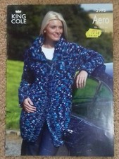 Knitting Pattern - King Cole Lady's Coat & Tunic, Aero, 2993 (200063)