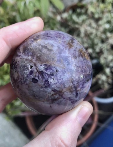 Purple fluorite root sphere - purple,