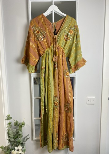 Papa pia embellished boho maxi - papa,