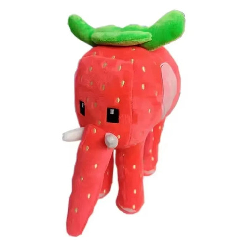 Strawberry elephant plush toy - plush,