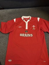 Reebok Wales Rugby Shirt Home