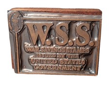 WWI Print Block Advertising