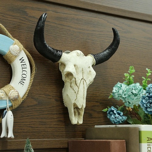 Bull horns wall - wall, head