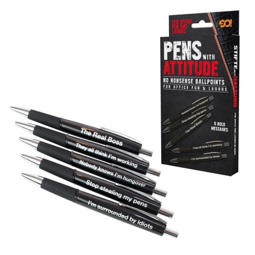 Pens with attitude funny - pens,