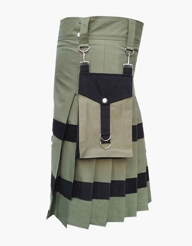 Scottish mens kilt olive - kilt,