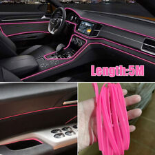 5M Molding Line Car Interior Decor Point Edge Gap Door Panel Accessories Pink