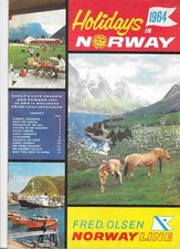 Fred Olsen Norway Line Holidays In Norway 1964 19 Page Brochure