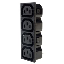 Bulgin 4 Pole Push Fit IEC