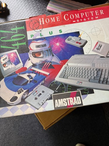 Amstrad cpc 464 plus with - 464, |