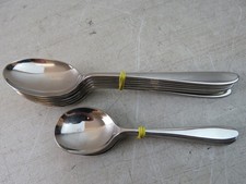 6 x Elkington Dessert Spoons Stainless Steel 18/8 & 6 x Fruit Spoons