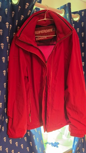 Superdry red windcheater xxxl - superdry,