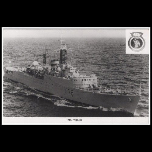 Vintage photograph hms virago - vintage,