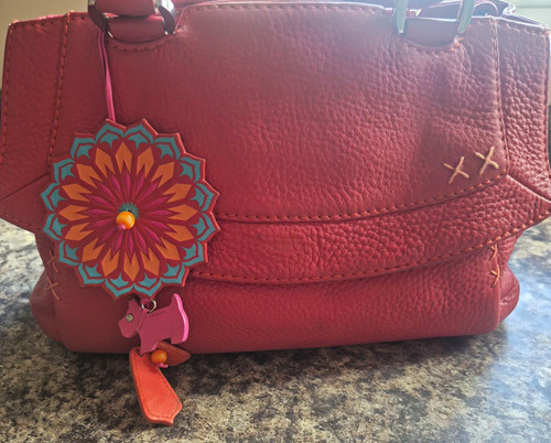Radley london red pebbled - radley,