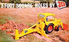 Vintage JCB 4 Digger Backhoe