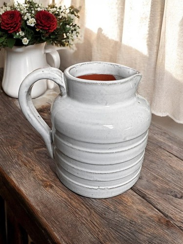 Vintage french white glazed - vintage,