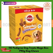 110 Pedigree Schmackos Mixed Meaty Variety Dog Treats Mega Box 790g Dog Chews