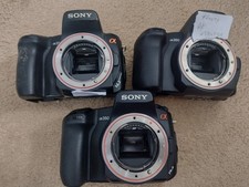 3 x Sony A350 Camera Bodies - Incomplete for Parts Only