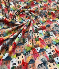 Townhouses Print Cotton