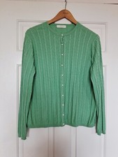 M&S Mint Green Cardigan Size