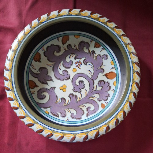 Gouda pottery large dish 30cm - gouda,