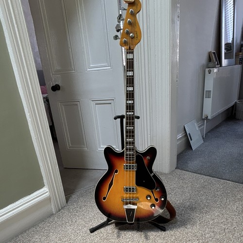 Fender coronado bass black - bass, ii